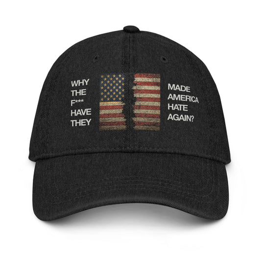 MAHA Cap - Pigment-Dyed Denim Hat black