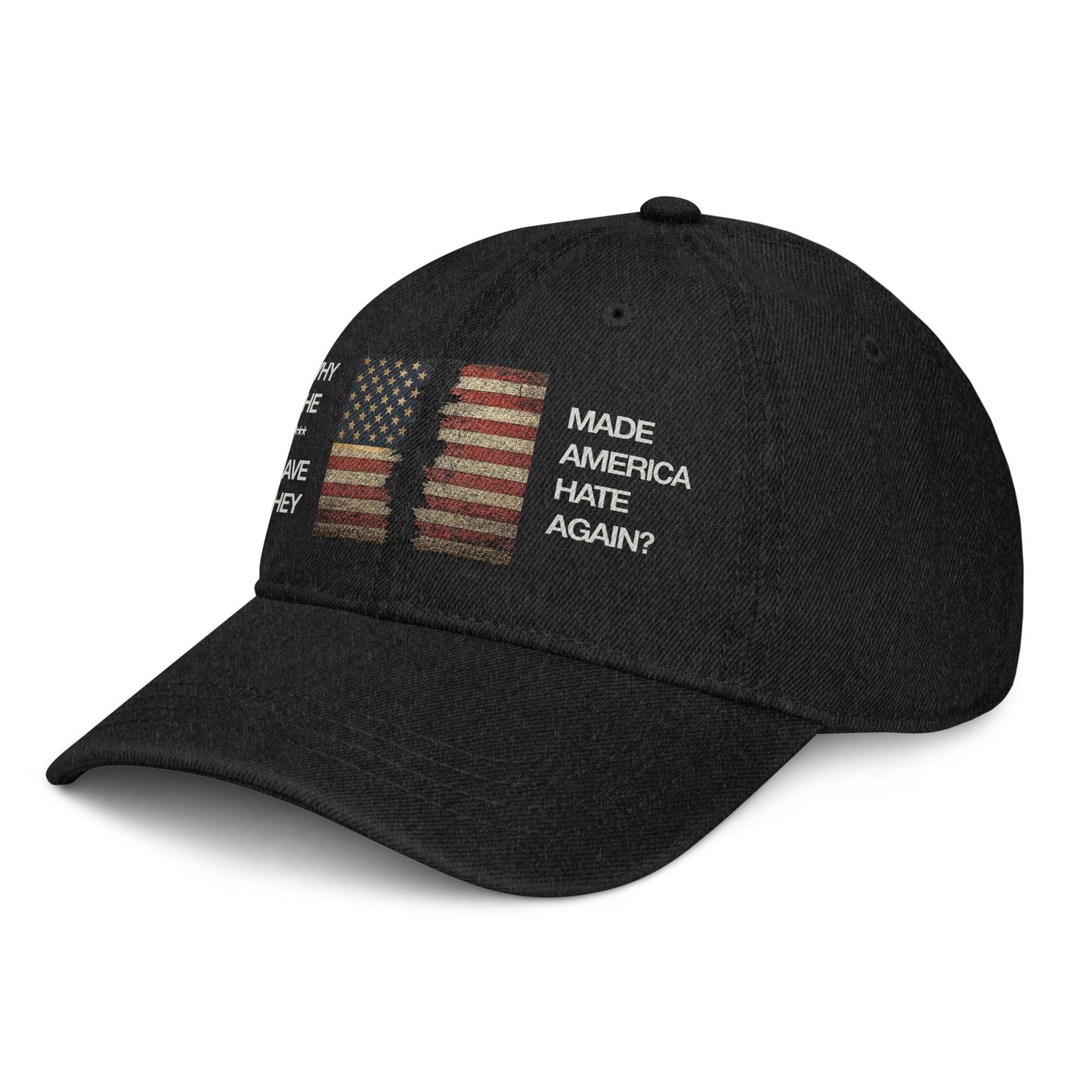 MAHA Cap - Pigment-Dyed Denim Hat black