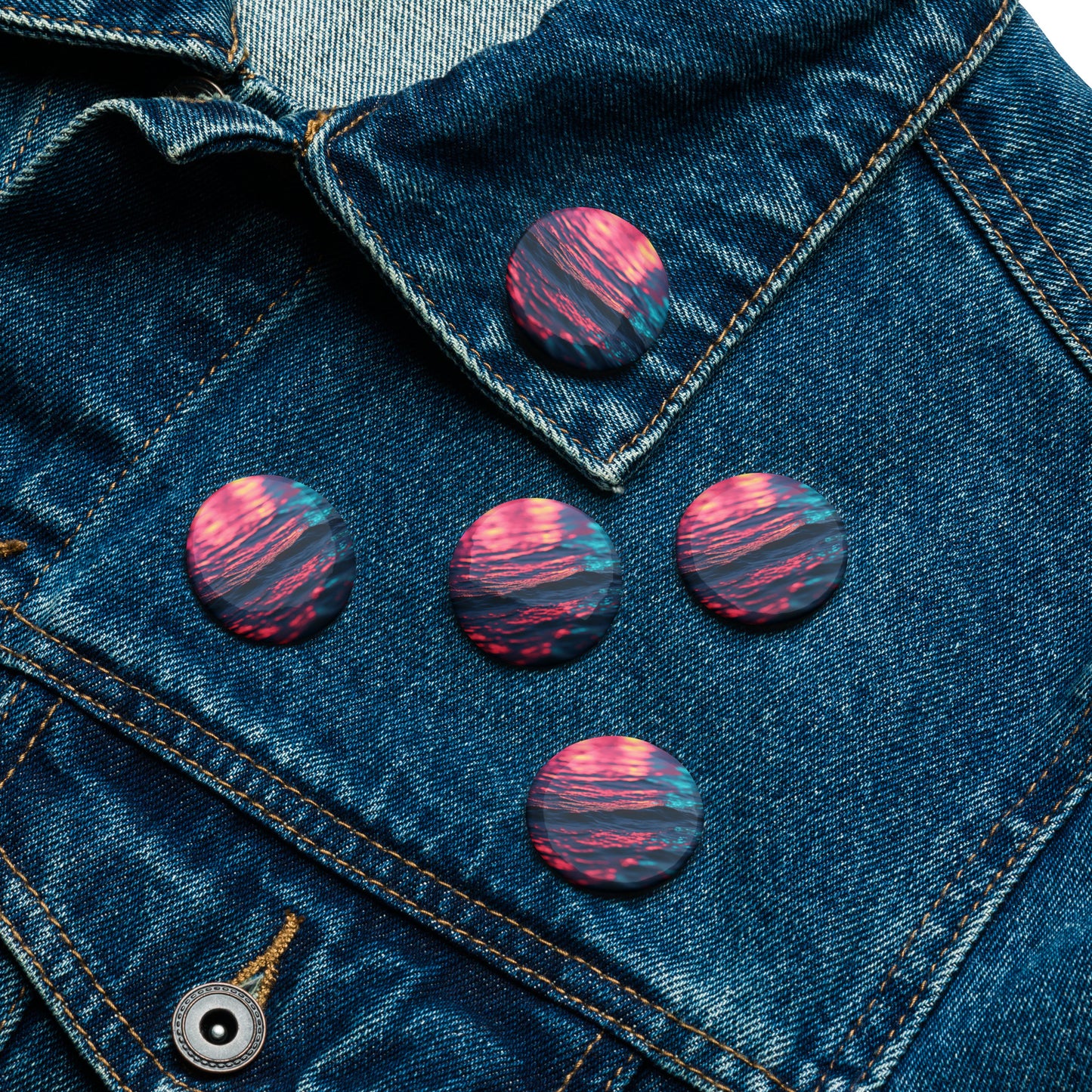 Velvet Bite - Pin Button Set (5 pcs)